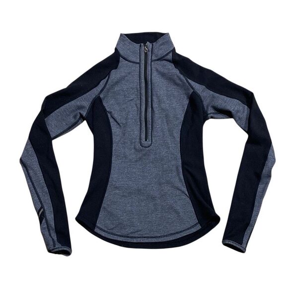 lululemon athletica Tops - Lululemon Run: U-Turn Pullover (First Release) Reversible Black Gray Size 4